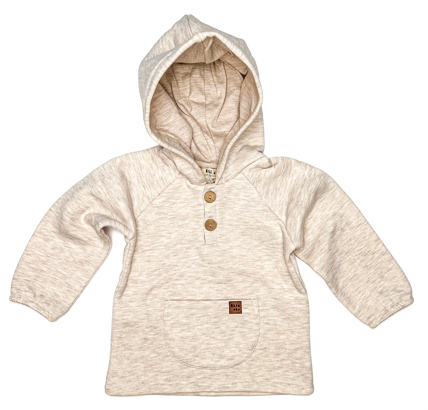 Baby Boy Beige Hoodie