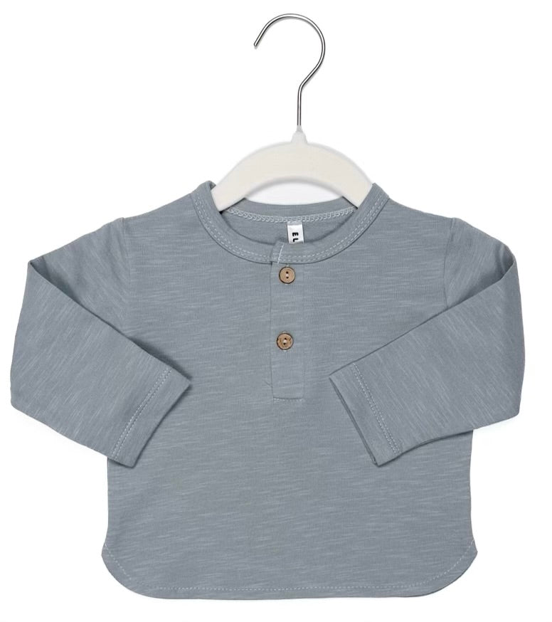 Long Sleeve Baby Blue T-Shirt