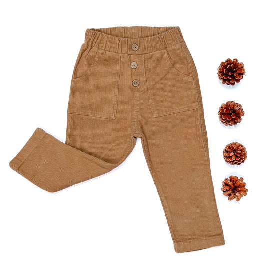 Boys Brown Corduroy Pants